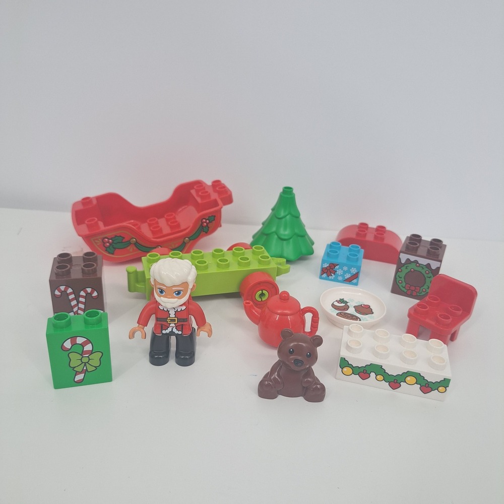 LEGO Duplo Santa Christmas Sleigh 10837 Replacement Pieces Lot Holiday Decor